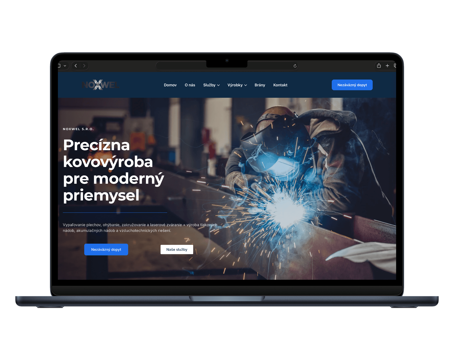 Podgląd realizacji strony NOXWEL